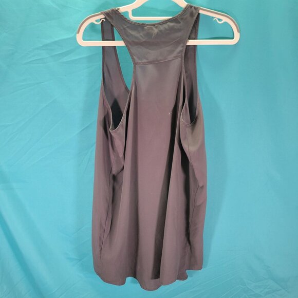 Nordstrom Frenchi Womens Sleeveless High-Low Tank Top Large Charcoal Gray - Picture 6 of 8